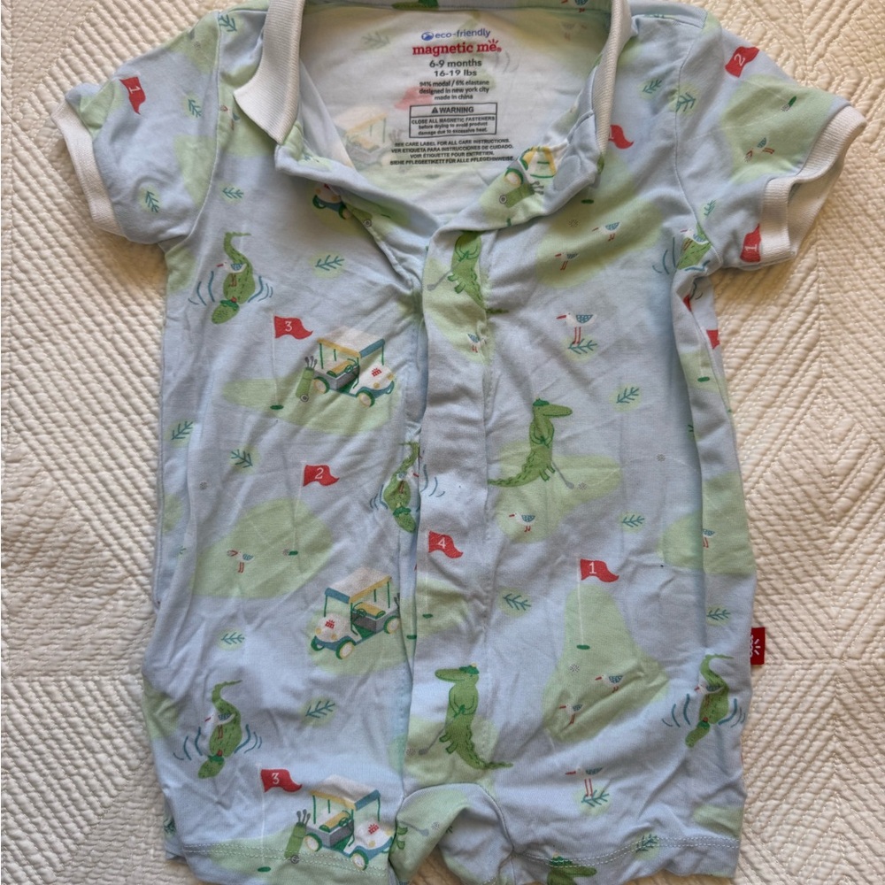 Magnetic Me Kids Dinosaur Golf Print Shirt
